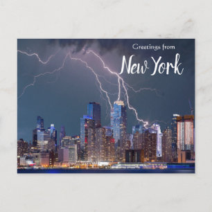 Groeten uit New York City Reisansichtkaart Briefkaart