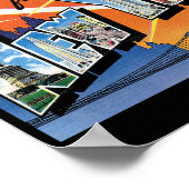 Groeten uit New York CIty Retro Briefkaart Poster (Hoek)