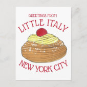 Groeten uit New York City Zeppole Briefkaart (Voorkant)