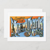 Groeten uit New York, New York. Briefkaart (Voorkant / Achterkant)