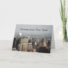 Groeten uit New York, New York Kaart