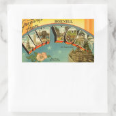  groeten uit New York Rechthoekige Sticker (Tas)