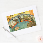  groeten uit New York Rechthoekige Sticker (Envelop)