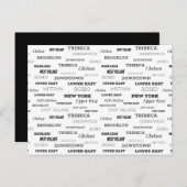 Groeten uit New York, wijken Briefkaart (Voorkant / Achterkant)