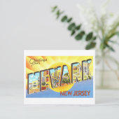 groeten uit Newark, New Jersey Briefkaart (Staand voorkant)