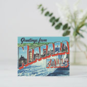 Groeten uit Niagara Falls Briefkaart (Staand voorkant)