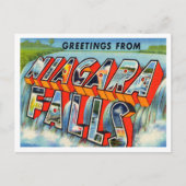 Groeten uit Niagara Herfsten, New York Travel Briefkaart (Voorkant)