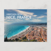 Groeten uit Nice Frankrijk Briefkaart (Voorkant)