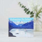 Groeten uit Nieuw-Zeeland Briefkaart (Staand voorkant)