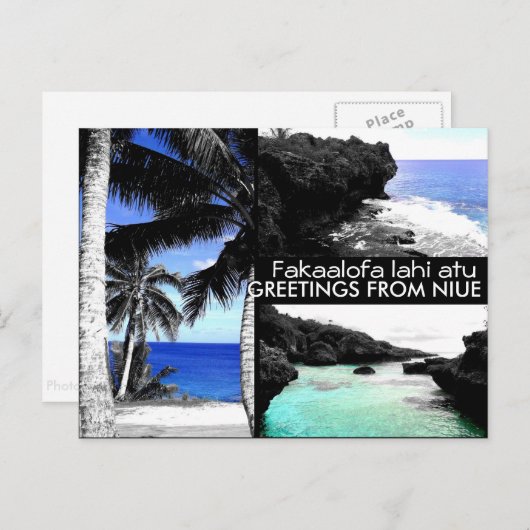 Groeten uit Niue - Briefkaart (Voorkant / Achterkant)