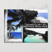 Groeten uit Niue - Briefkaart (Voorkant)