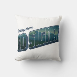 Groeten uit No Signal Kussen