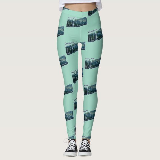 Groeten uit No Signal Leggings (Voorkant)