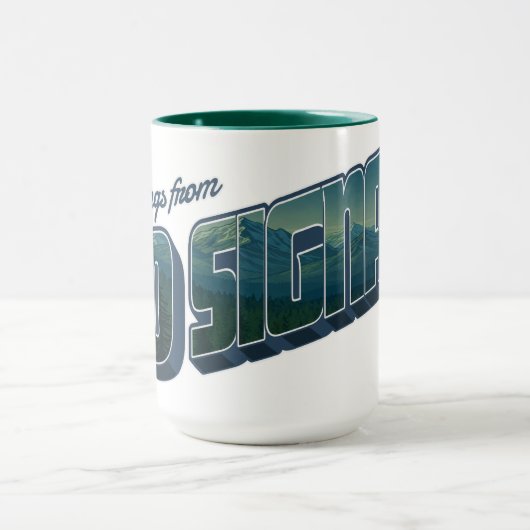 Groeten uit No Signal Mok (Midden)