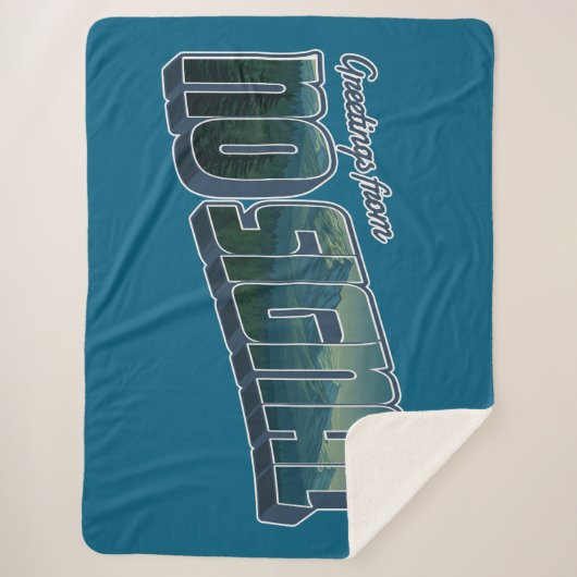 Groeten uit No Signal Sherpa Deken (Voorkant)