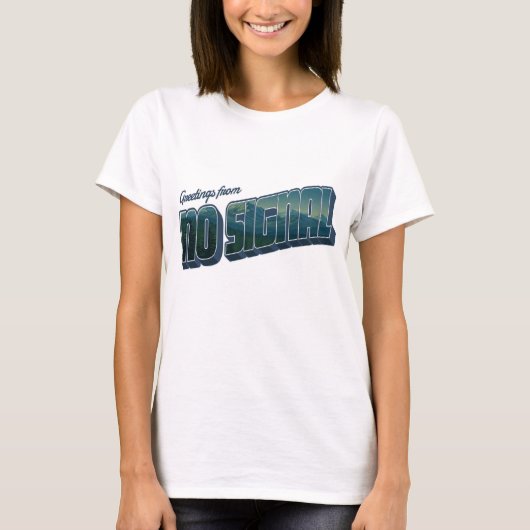 Groeten uit No Signal T-shirt (Voorkant)