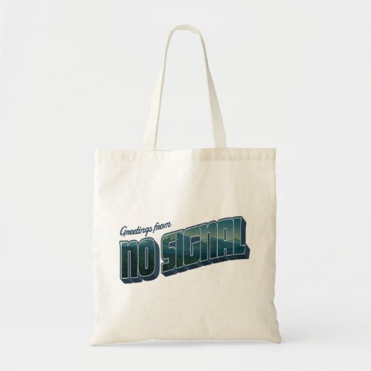 Groeten uit No Signal Tote Bag (Voorkant)