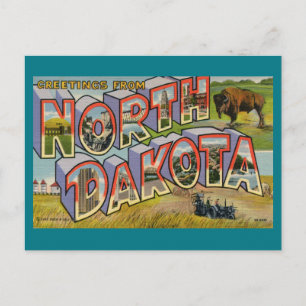 Groeten uit Noord-Dakota Briefkaart