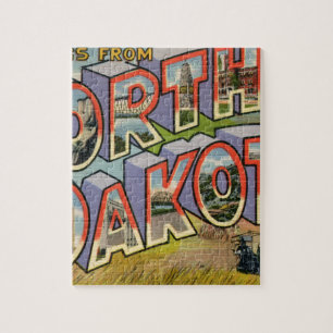 Groeten uit Noord-Dakota Legpuzzel