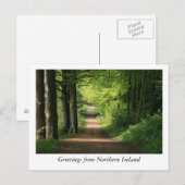 Groeten uit Noord-Ierland Briefkaart (Voorkant / Achterkant)
