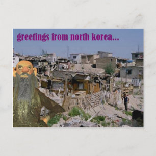 groeten uit noord - korea briefkaart