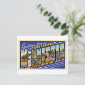  groeten uit Noord-Minnesota Briefkaart (Staand voorkant)