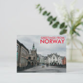 Groeten uit Noorwegen Briefkaart (Staand voorkant)