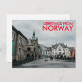 Groeten uit Noorwegen Briefkaart (Voorkant / Achterkant)