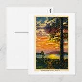 Groeten uit Noorwegen, Michigan - Vintage Briefkaart (Voorkant / Achterkant)