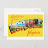 groeten uit Norfolk, Virginia Briefkaart (Voorkant / Achterkant)