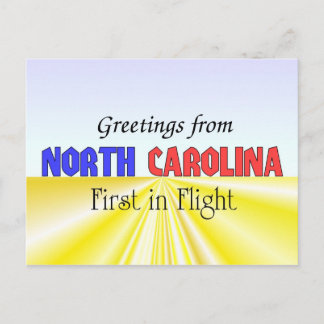Groeten uit North Carolina Briefkaart