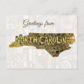Groeten uit North Carolina Briefkaart (Voorkant)
