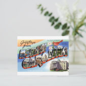 Groeten uit North Carolina Briefkaart (Staand voorkant)