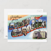 Groeten uit North Carolina Briefkaart (Voorkant / Achterkant)