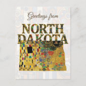 Groeten uit North Dakota Briefkaart (Voorkant)