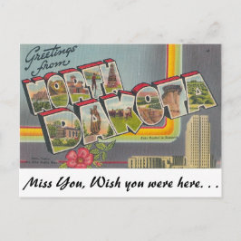 Groeten uit North Dakota Briefkaart