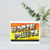 groeten uit North Platte, Nebraska, Briefkaart (Staand voorkant)