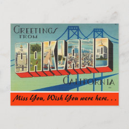 Groeten uit Oakland Briefkaart