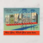 Groeten uit Oakland Briefkaart (Voorkant)