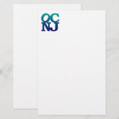 Groeten uit Ocean City Briefpapier (Voorkant / Achterkant)