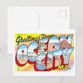  groeten uit Ocean City, Maryland, Briefkaart (Voorkant / Achterkant)