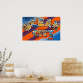  groeten uit Ocean City Maryland Poster (Keuken)