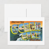Groeten uit Ocean City, New Jersey! Briefkaart (Voorkant / Achterkant)