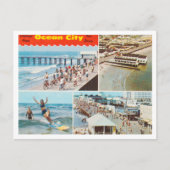 Groeten uit Ocean City, New Jersey Travel Briefkaart (Voorkant)