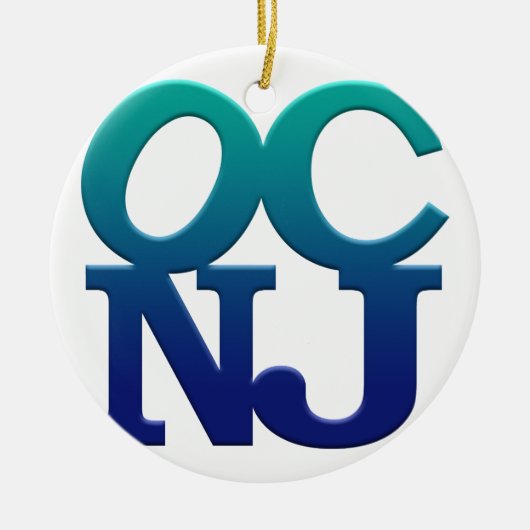 Groeten uit Ocean City NJ Keramisch Ornament (Voorkant)