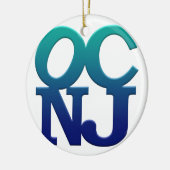 Groeten uit Ocean City NJ Keramisch Ornament (Links)