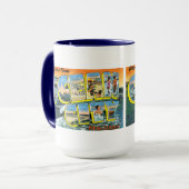 Groeten uit Ocean City, NJ Mok (Voorkant links)