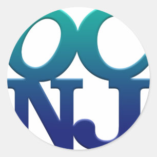 Groeten uit Ocean City Ronde Sticker