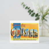  groeten uit Odessa, Texas Briefkaart (Staand voorkant)
