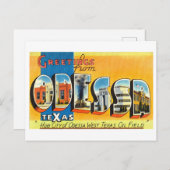  groeten uit Odessa, Texas Briefkaart (Voorkant / Achterkant)